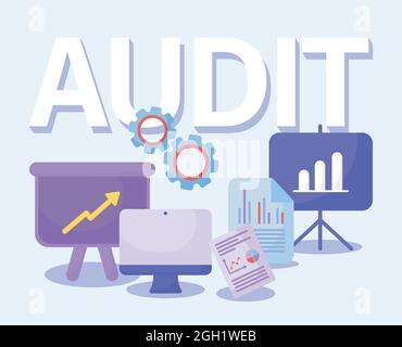 pretty audit cartel Stock Vector