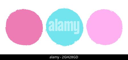 Brush Circle Logo Template Vector Stock Vector