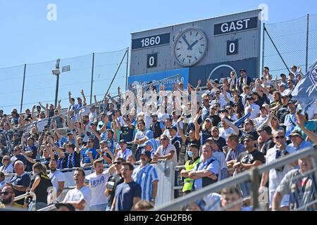 Munich, Germany. 04th Mar, 2022. Munich, Deutschland. 04th Mar, 2022. from  left: Semi BELKAHIA (TSV Munich 1860), Stefan SALGER (TSV Munich 1860),  action, football 3rd division, division 3, TSV Munich 1860 