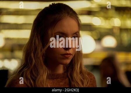 SYDNEY SWEENEY in THE VOYEURS (2021), directed by MICHAEL MOHAN. Credit