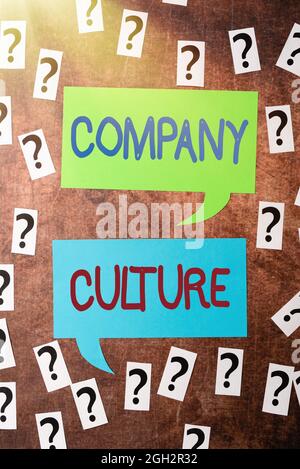 Sign displaying Our Values. Business showcase list of morals companies ...