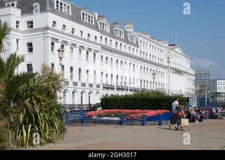 Burlington Hotel Grand Parade Eastbourne Stock Photo