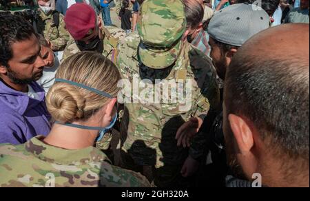 U.S. Air Force Col. Amy Holbeck, Center, Outgoing Commander Of The ...