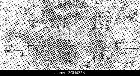 Ink Print Distress Background . Dots Grunge Texture Stock Vector Image ...