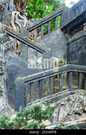 Lin Family Mansion and Garden. Lin pei family garden is a traditional Chinese house in Taiwan Stock Photo