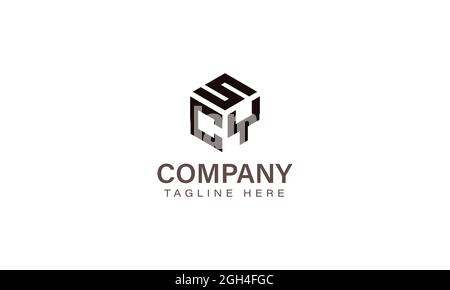 Letter SCY Logo, Three Letter Logo, Alphabet S C Y Hexagon Shape Vector Icon Template Stock Vector