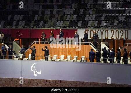 TOKYO, JAPAN - SEPTEMBER 5:  Closing Ceremony of the Tokyo 2020 Paralympic Games at Olympic Stadium on September 5, 2021 in Tokyo, Japan (Photo by Helene Wiesenhaan/Orange Pictures) NOCNSF Atletiekunie Credit: Orange Pics BV/Alamy Live News Stock Photo