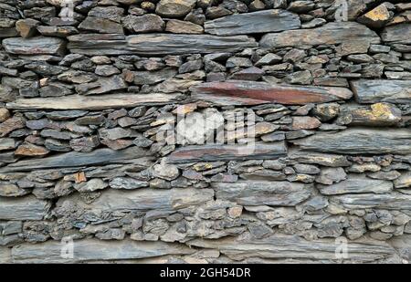 Unique Rustic Granite Wall Texture for Abstract Background and Banner Stock Photo