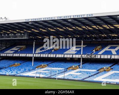 Liverpool, UK. 07th Aug, 2021. Views inside the stadium during the Barclays FA Womens Super League game between Everton and Manchester City at Goodison Park in Liverpool, England Credit: SPP Sport Press Photo. /Alamy Live News Stock Photo