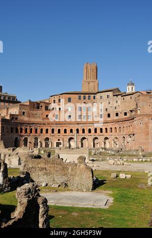Trajan's Forum and market, Rome, Italy Stock Photo