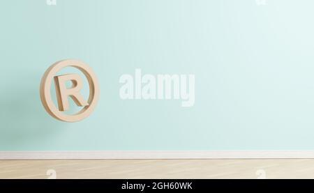 Patent Law Copyright Intellectual Property Business Internet Technology Concept. 3d rendering Stock Photo