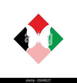 butterfly icon that can be used according to the designer's needs Stock Vector