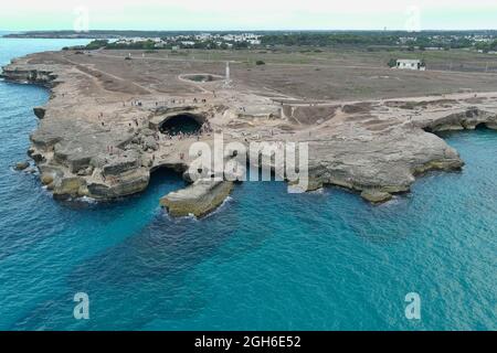 Ci troviamo in Puglia di preciso a Roca, estate 2021 sole, mare, buon cibo e buona gente Stock Photo