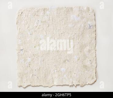 Hand made craft natural paper Stock Photo