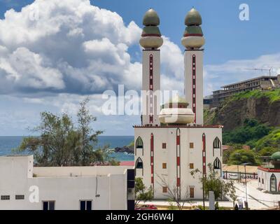 The divinity mosque, 'mosquée de la divinité' in french, Dakar, Senegal Stock Photo