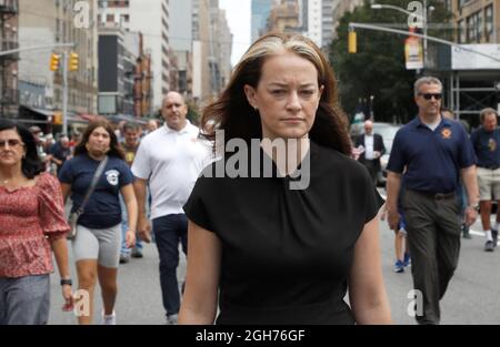 NYFD Deputy Commissioner Laura Kavanagh Marches During The 911 Walk Of ...