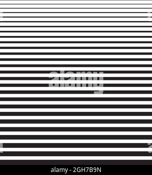 vector line template pattern, black and white graphic elements. abstract wallpaper print background. horizontal lines of different thickness Stock Vector