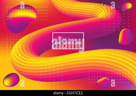 colorful modern motion fluid background Stock Vector
