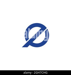 letter e simple fun circle geometric design logo vector Stock Vector