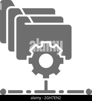 Project Management icon. Monochrome simple Project Management icon for ...
