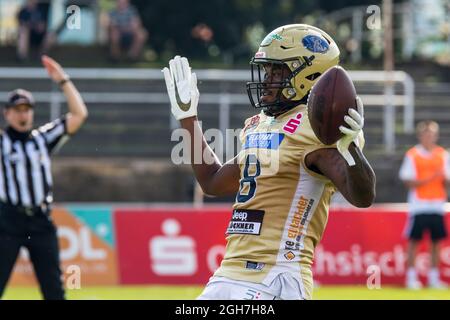 WR # 8 Darrell Stewart Jr. /  Dresden Monarchs Stock Photo