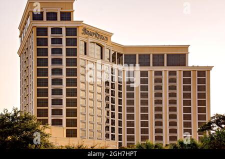 Beau Rivage Casino is pictured, Sept. 5, 2021, in Biloxi, Mississippi. Beau Rivage is owned and operated by MGM Resorts International. Stock Photo