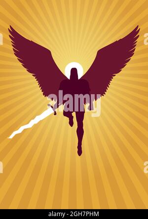 Archangel Michael. Christian symbol Stock Vector Image & Art - Alamy
