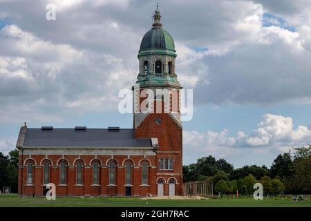 Netley Hospital Chapel in the Royal Victoria Country Park Netley Hampshire England Stock Photo