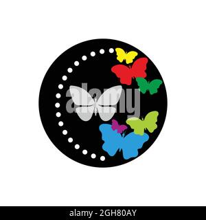 butterfly icon that can be used according to the designer's needs Stock Vector
