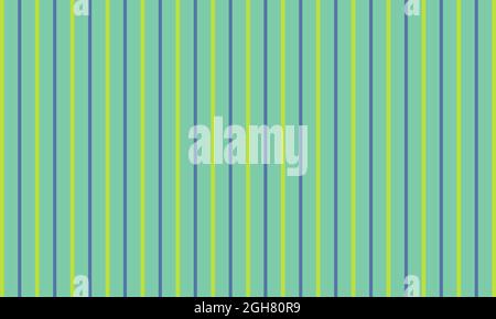 Vertical long stripe Blue and Neon seamless vector pattern. Abstract geometric Monochrome background for use Wrapping paper, fabric, textile and other. Stock Vector