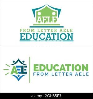 Education people book logo design Stock Vector