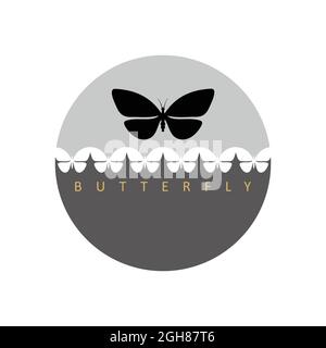 butterfly icon that can be used according to the designer's needs Stock Vector