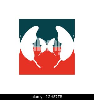 butterfly icon that can be used according to the designer's needs Stock Vector