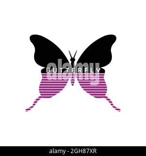 butterfly icon that can be used according to the designer's needs Stock Vector