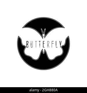 butterfly icon that can be used according to the designer's needs Stock Vector