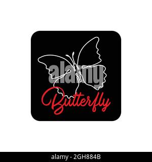 butterfly icon that can be used according to the designer's needs Stock Vector