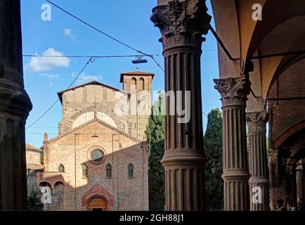 Porticoes of the city of Bologna, a UNESCO World Heritage Site 2021, Emilia-Romagna, Italy Stock Photo