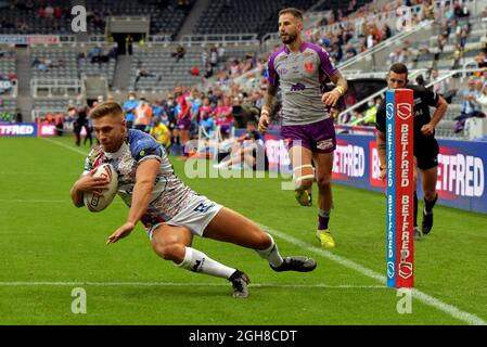 Dacia Magic Weekend Saturday 4th and 5th September 2021, Super League  Leigh Centurions v Hull Kingston at St James Park stadium, Newcastle. UK Stock Photo