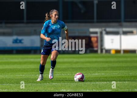 Dartford, UK. 05th Sep, 2021. Harley Bennett (14 London City Lionesses) during the FA Womens Championship match between London City Lionesses and Crystal Palace at Princes Park, Dartford, England. Credit: SPP Sport Press Photo. /Alamy Live News Stock Photo