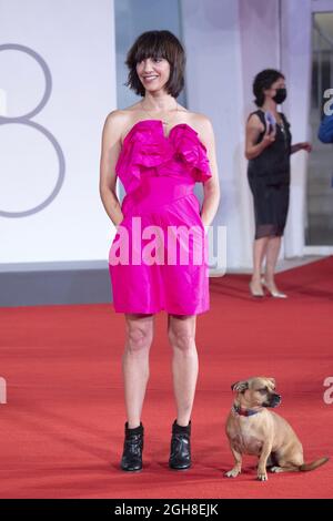 Venice, Italy, Ana Lily Amirpour and dog Benny , 78th Venice ...