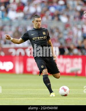 Manchester City's Aleksandar Kolarov during the Barclays Premier League ...