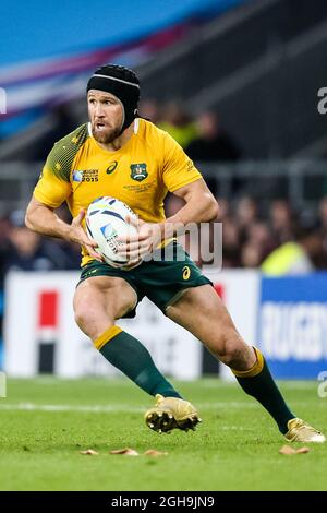 Image #: 40245760    Oct. 18, 2015 - London, United Kingdom - Australia's Matt Giteau - Rugby World Cup 2015 - Quarter-Final 02 - Australia v Scotland - Twickenham Stadium - London- England - 18th October 2015. Stock Photo