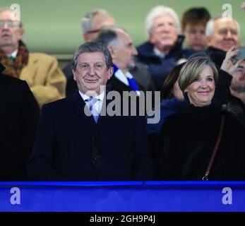 England manager Roy Hodgson looks on during the UEFA Champions League match at Stamford Bridge.  Photo credit should read: David Klein/Sportimage via PA Images Stock Photo