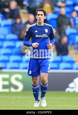 Cardiffâ€™s Peter Whittingham in action during the Sky Bet Championship League match at The Cardiff City Stadium.  Photo credit should read: David Klein/Sportimage via PA Images Stock Photo