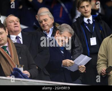 England manager Roy Hodgson looks at the teamsheet during the Europa League match at White Hart Lane Stadium.  Photo credit should read: David Klein/Sportimage Stock Photo