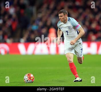 England's James Milner in action during the International friendly match at Wembley.  Photo credit should read: David Klein/Sportimage via PA Images  Stock Photo