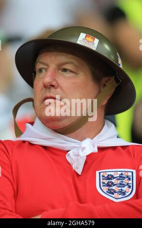 England fan before the UEFA European Championship 2016 match at the Stade Geoffroy-Guichard, St Etienne. Picture date June 20th, 2016 Pic David Klein/Sportimage via PA Images Stock Photo