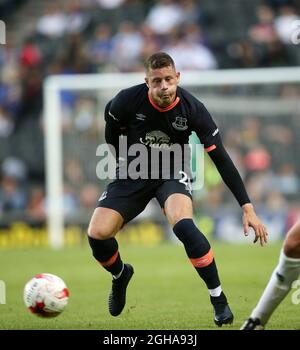 Everton's Ross Barkley in action during the pre season Friendly match at the Stadium MK , Milton Keynes. Picture date July 26th, 2016 Pic David Klein/Sportimage via PA Images Stock Photo
