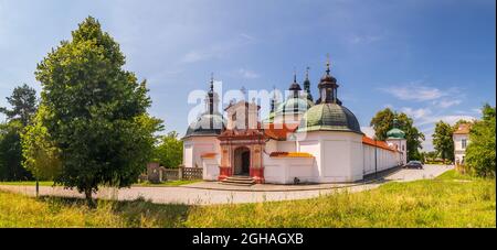 The Church of the Assumption of Our Lady, Klokoty, Tabor, Czech republic Stock Photo