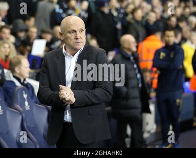 HullÕs Mike Phelan looks on during the Premier League match at White Hart Lane Stadium, London. Picture date December 14th, 2016 Pic David Klein/Sportimage via PA Images Stock Photo